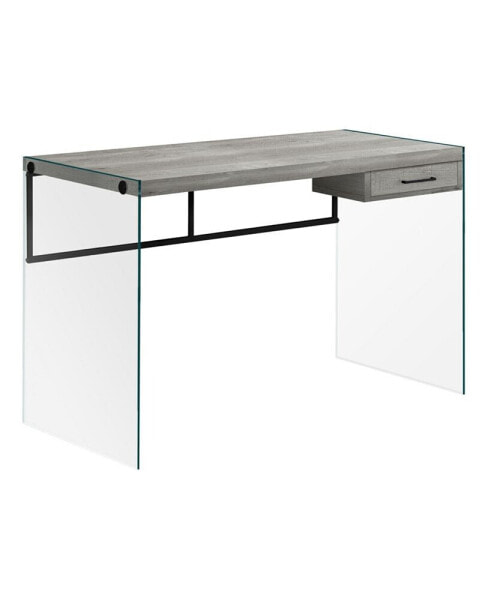 Стол мебельный Monarch Specialties с панелями из переработанного стекла 48" L