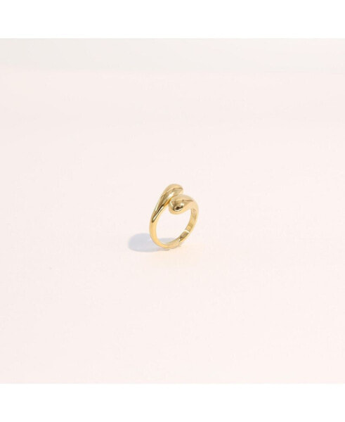 Elsa Stainless Steel Ring - Gold