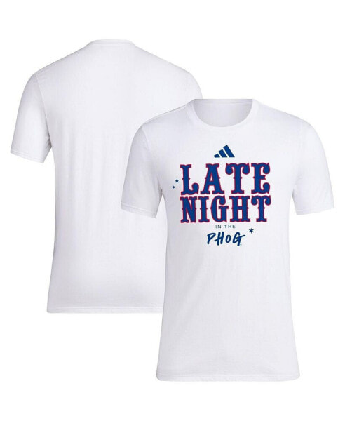 Men's White Kansas Jayhawks Late Night in the Phog T-shirt