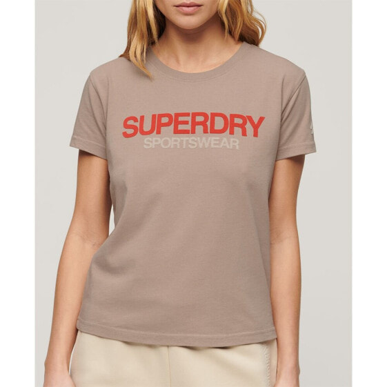 Футболка спортивная Superdry с коротким рукавом и логотипом