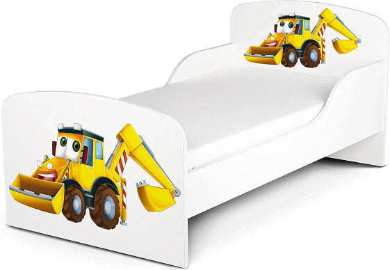 Kinderbett mit Matratze (140/70 cm)