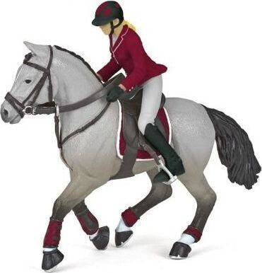 Фигурка Papo Фигурка Лошадь с наездницей на соревнованиях Competition Riders (Соревнования верховой езды)