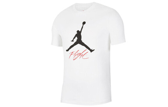 Jordan Flight 大Logo短袖T恤 男款 白色 / Футболка Jordan Flight LogoT CW0394-100