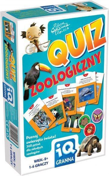 Granna GRANNA IQ Gra Quiz Zoologiczny - 00203