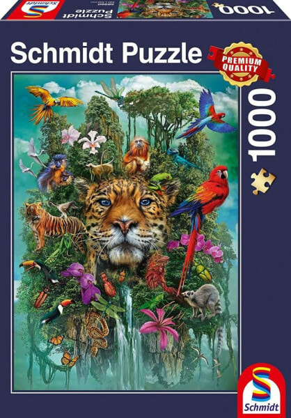 Schmidt Spiele Puzzle PQ 1000 Król dżungli G3