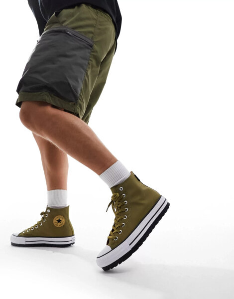 Converse Chuck Taylor All Star City Trek Hi trainers in khaki