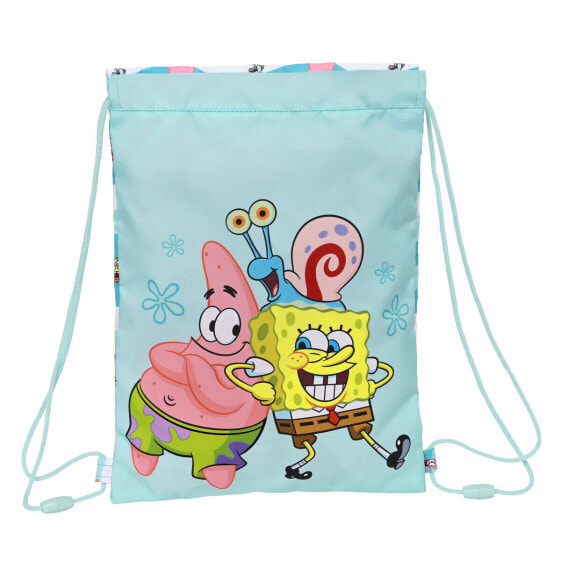 Детский рюкзак Spongebob Stay positive Сине-Белый 26 x 34 x 1 см