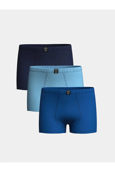 Детский трикотажный боксер LC WAIKIKI LCW Kids Basic Erkek Çocuk Boxer 3'lü