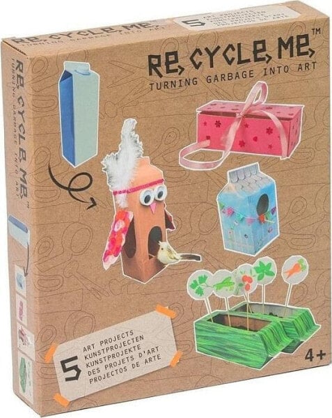 Re-Cycle-Me Zestaw Kreatywny. Ogród - 5 zabawek
