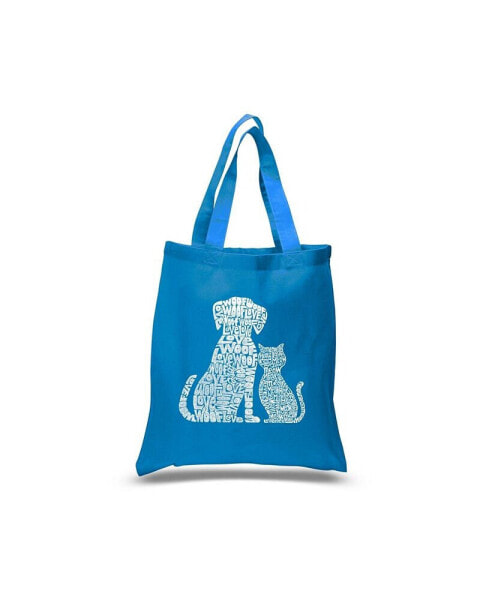 Dogs And Cats - Small Word Art Tote Bag