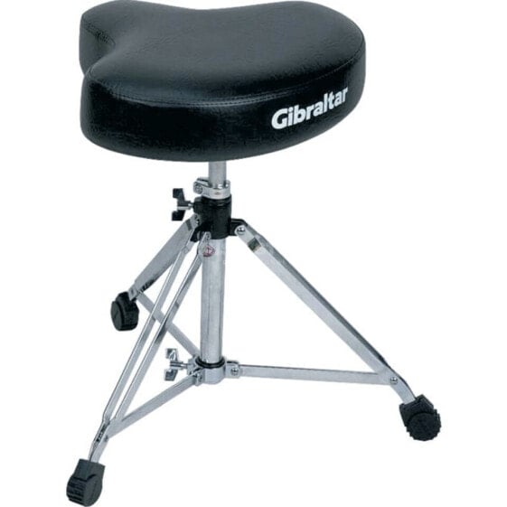 Gibraltar 6608 Drum Throne Vinyl Moto15" (Chrome/Black)