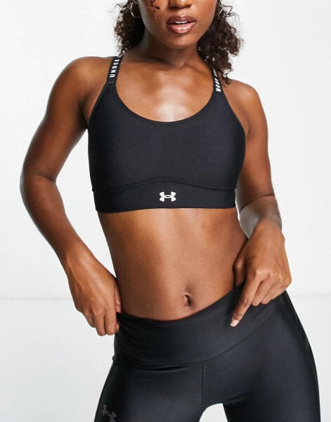 Топ Under Armour Infinity Covered Schwarz