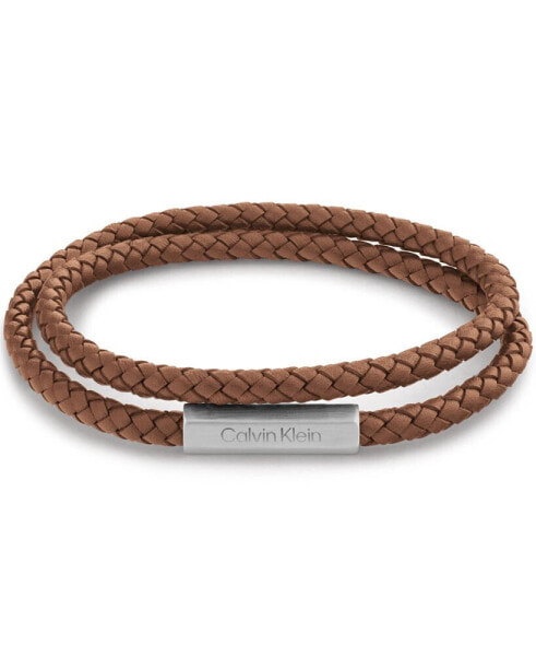 Men's Double Wrapped Leather Bracelet