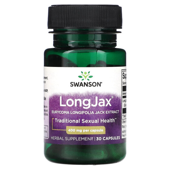 LongJax, Eurycoma Longifolia Jack Extract, 400 mg, 30 Capsules