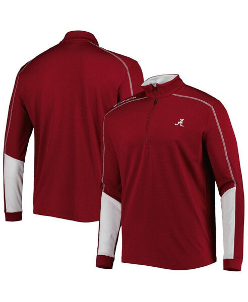 Men's Crimson Alabama Crimson Tide Shotgun 2.0 Omni-Wick Quarter-Zip Jacket