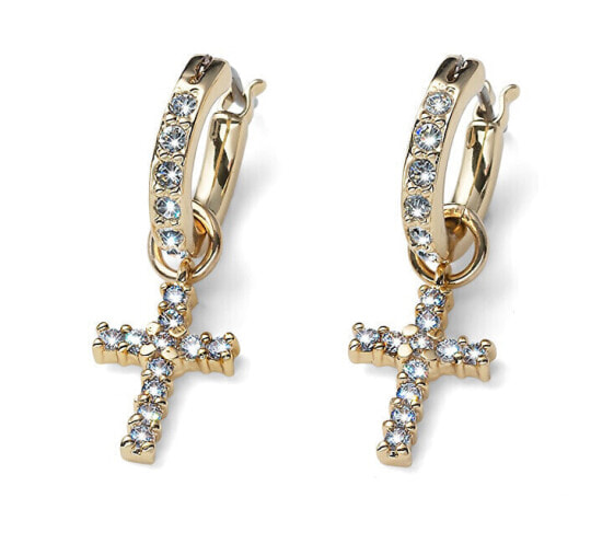 Charming gilded circles with crosses People 23031G
