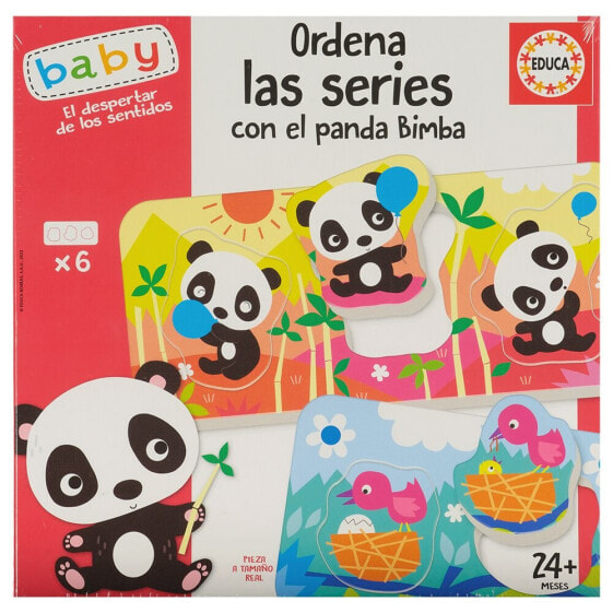 EDUCA BORRAS Ordena Las Series Con El Panda Bimba Puzzle