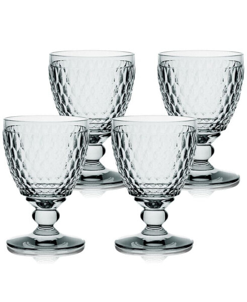 14 oz Boston Crystal Goblet, Set of 4