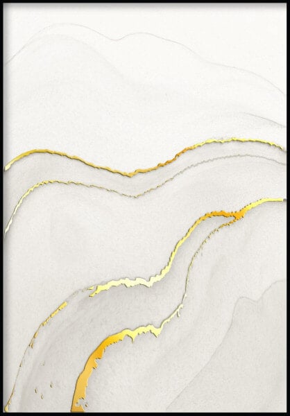 Creme Agate Linkes Poster