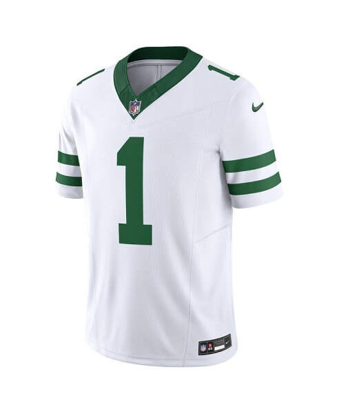 Men's Ahmad Sauce Gardner Legacy White New York Jets Vapor F.U.S.E. Limited Jersey