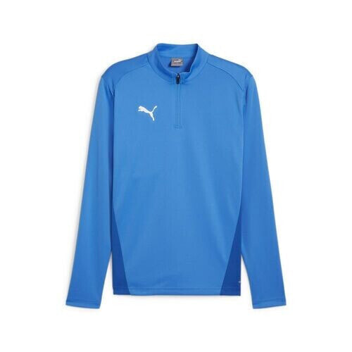 Puma Teamgoal Training 1/4 Zip - electric blue lemonade-puma wh