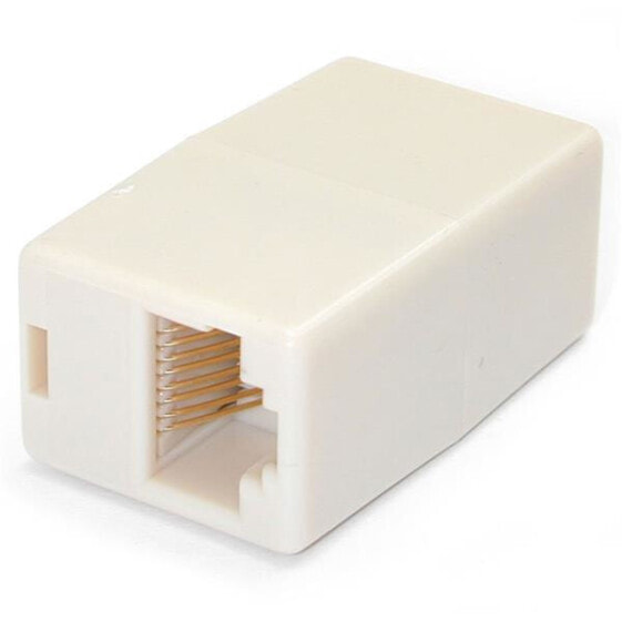 StarTech.com Cat5e RJ45 Modular Inline Coupler - RJ-45 - RJ-45 - Beige