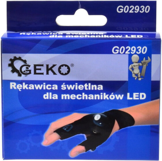 Geko rękawica świetlna dla mechaników LED (G02930)