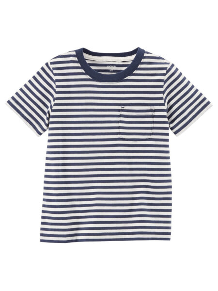 Toddler Striped Pocket Tee 4-5