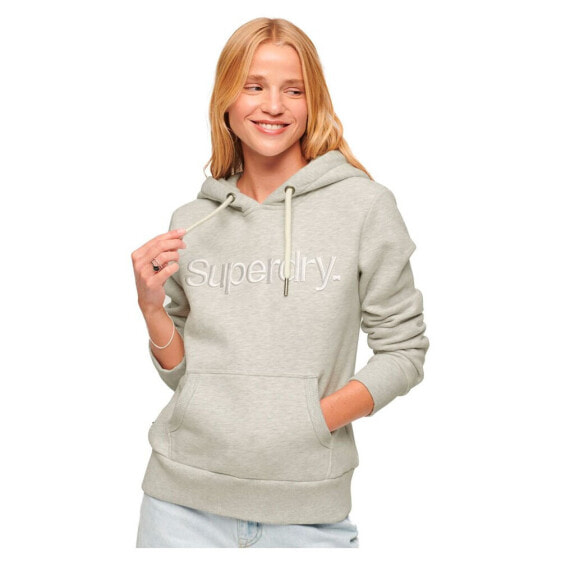 SUPERDRY Tonal Embroidered Logo hoodie