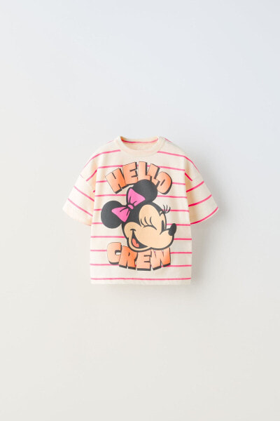 Striped minnie mouse © disney t-shirt