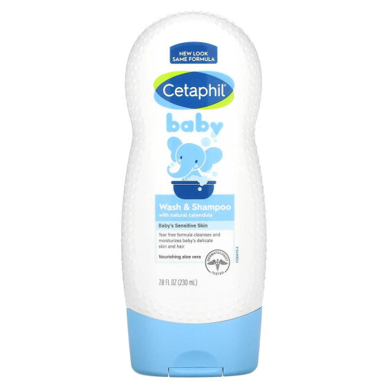 Baby, Wash & Shampoo with Natural Calendula, 7.8 fl oz (230 ml)
