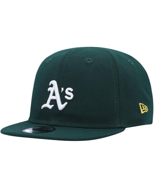 Детский аксессуар New Era Зеленая бейсболка Oakland Athletics для мальчиков и девочек My First 9FIFTY