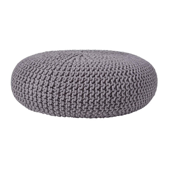 Großer Strickpouf 100% Baumwolle