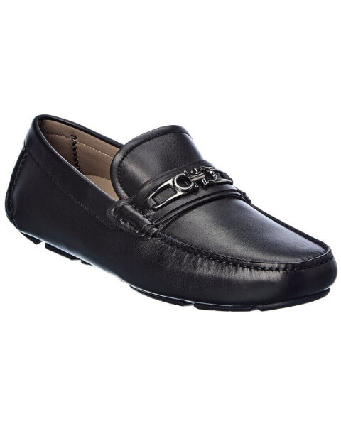 Ferragamo Lagos Leather Loafer Men's 6.5 Uk Eee