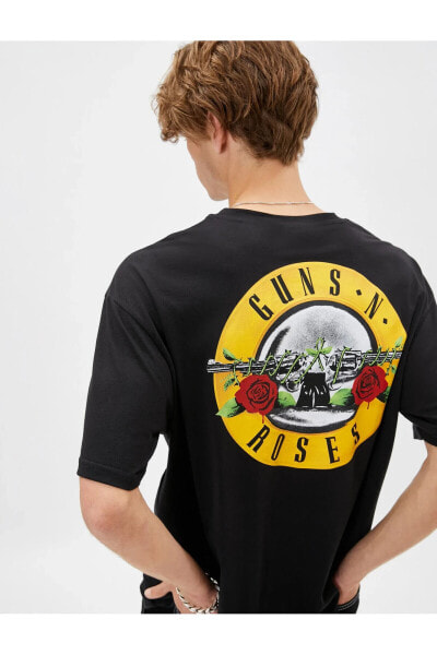 Guns N' Roses Tişört Lisanslı Arkası Baskılı