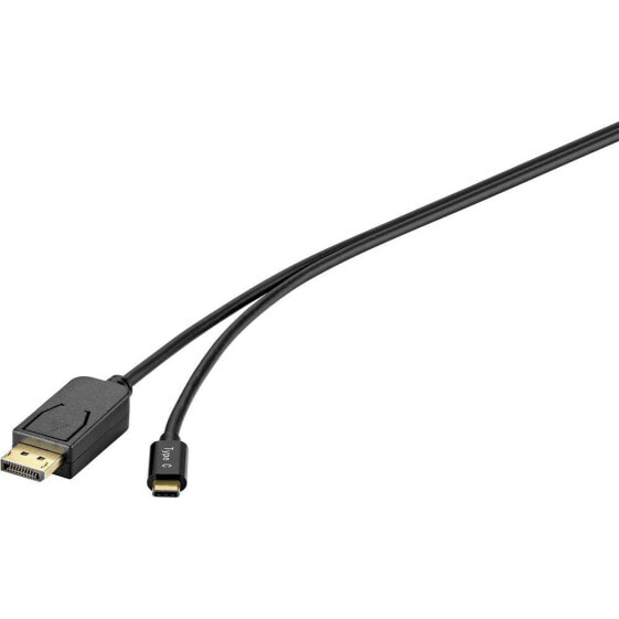 Renkforce RF-4538166 - 1.8 m - DisplayPort - Male - Male - Straight - Straight