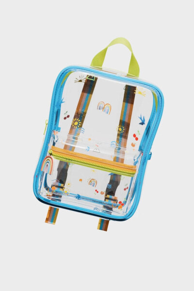 Vinyl beach backpack