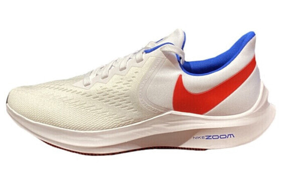 Кроссовки мужские Nike Zoom Winflo 6 Бело-сине-красные