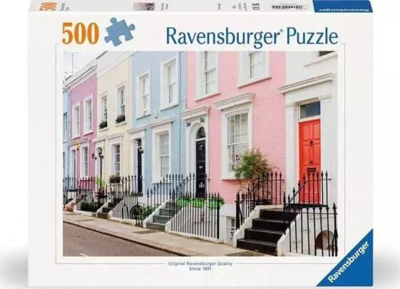 Ravensburger Puzzle 2D 500 Kolorowe Kamienice Londyn