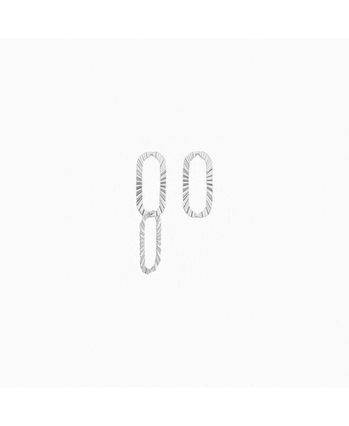 Jessica Oval Mismatching Earrings