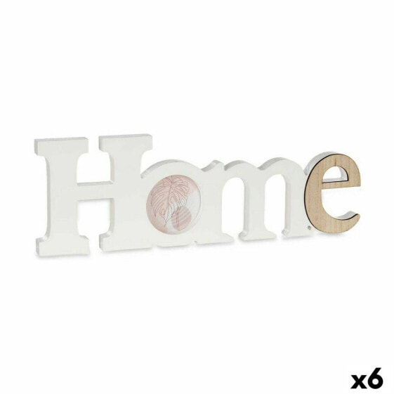 Фоторамка для дома Gift Decor Home Белый Коричневый Деревянный MDF 40 x 13,5 x 1,7 см (6 штук)