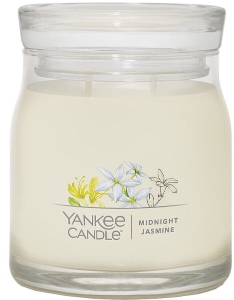 Duftkerze im Glas Mitternachtsjasmin mit 2 Dochten - Yankee Candle Midnight Jasmine 368 g