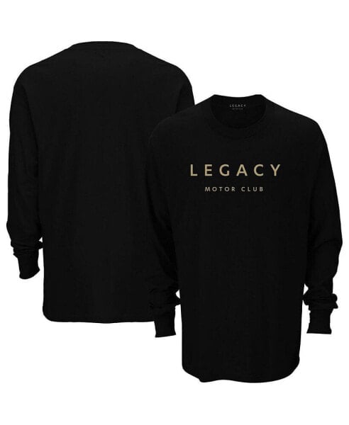 Men's Black Legacy Motor Club Team Long Sleeve T-shirt