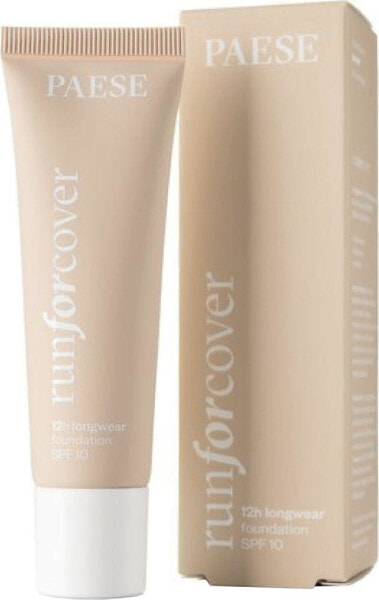 Paese Run For Cover 12H SPF10 Długotrwały Podkład do twarzy 30N Light Beige 30 ml