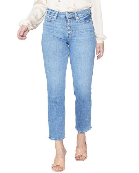 Paige Cindy Crop Exposed Button Fly Jean Women's 23