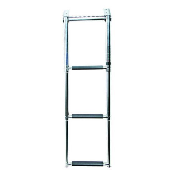 OEM MARINE 3030319 3 Steps Telescopic Stainless Steel Ladder