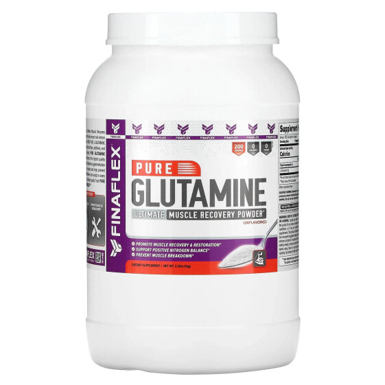 Pure Glutamine, Unflavored, 2.2 lbs (1 kg)
