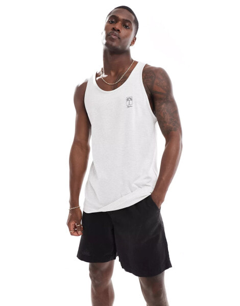 Jack & Jones vest in white