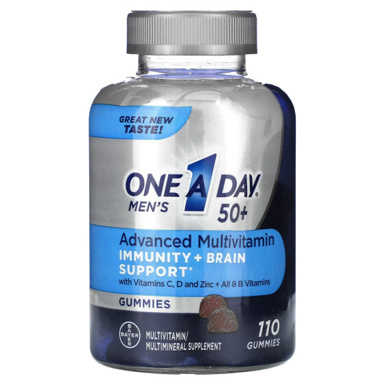 Витамины One-A-Day Мужские 50+ продвинутые, 110 жевательных таблеток