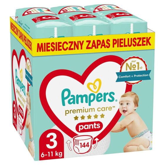 Одноразовые подгузники Pampers 6-11 kg 3 (144 штук)